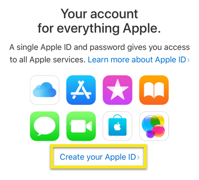 create apple id 1