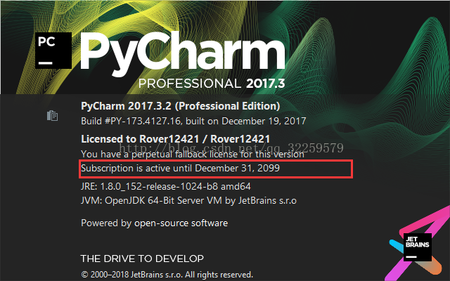 pyCharm最新2018激活方式-长沙SEO霜天